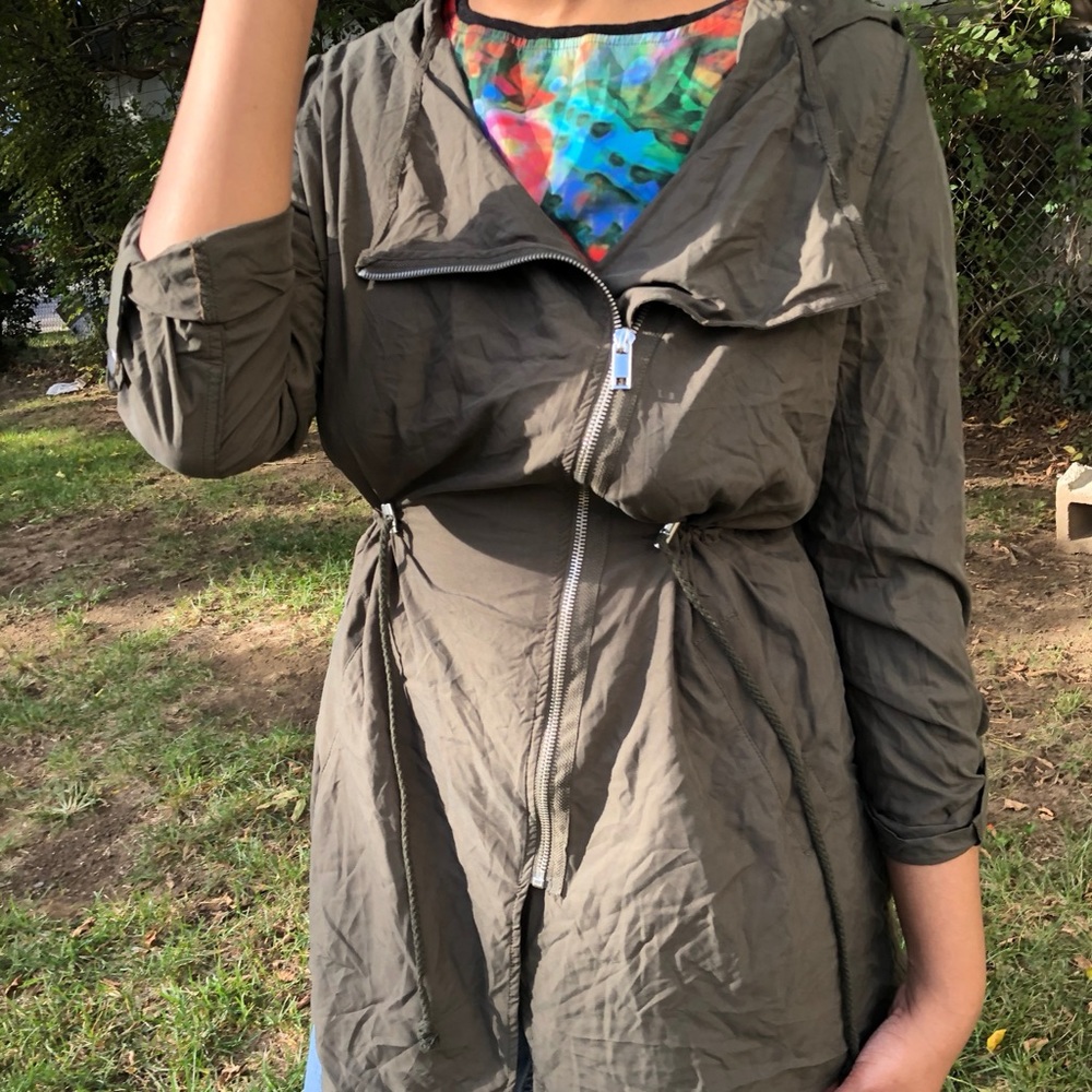 Dark Green Light Jacket